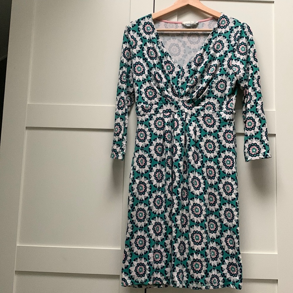 Boden jersey v-neck tunic dress/top